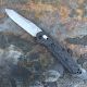 Benchmade Osborne Carbon Fiber Scales 3.4" Stonewashed S90V Blade Folding Knife